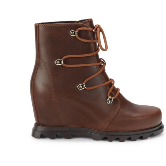 SOREL Joan Of‎ Arctic Waterproof Wedge III Booties Sz 6 - Picture 2 of 10